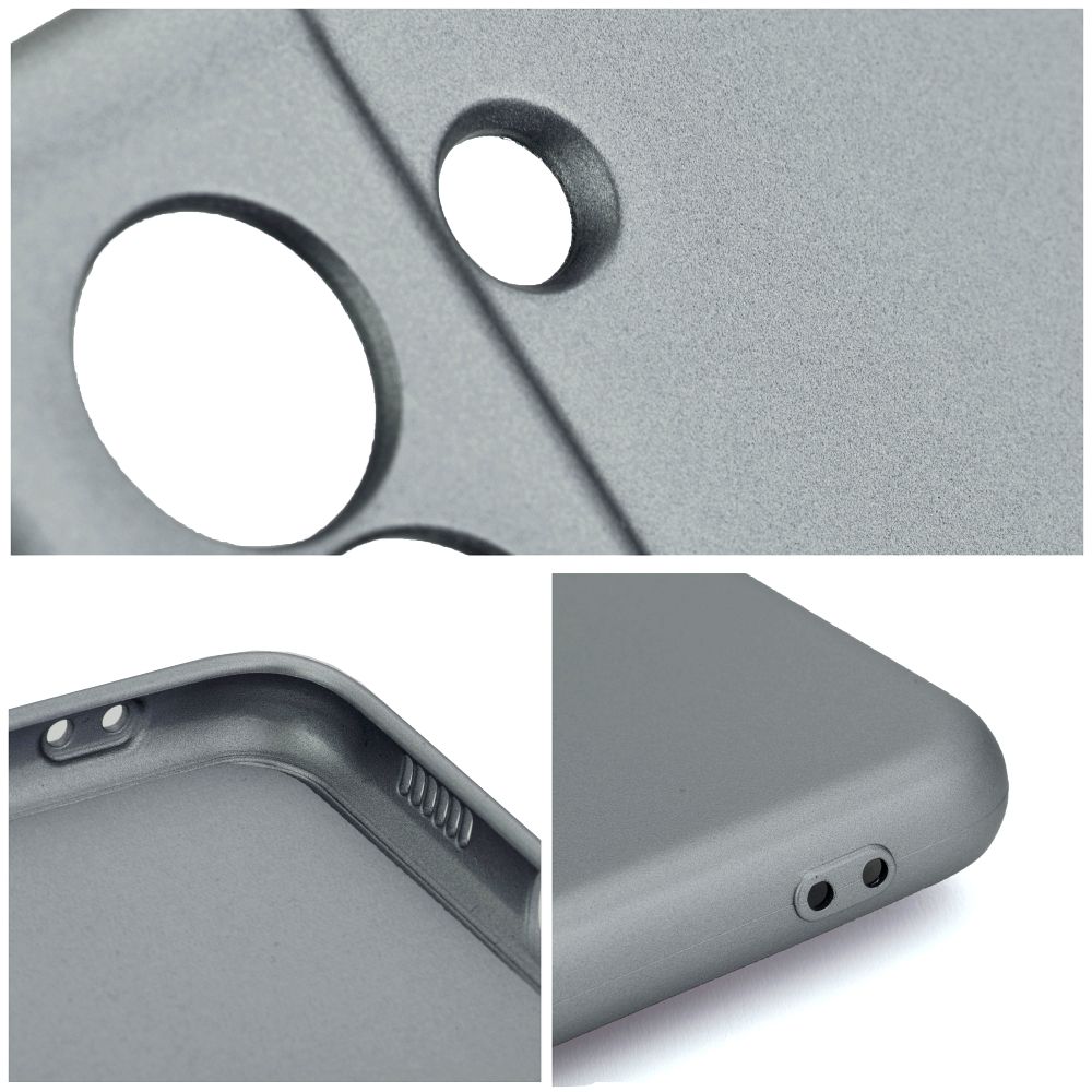 METALLIC Zadný kryt pre Samsung Galaxy A55 5G - sivý