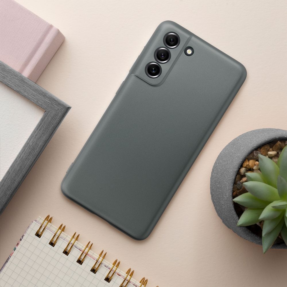 METALLIC Zadný kryt pre Samsung Galaxy A55 5G - sivý