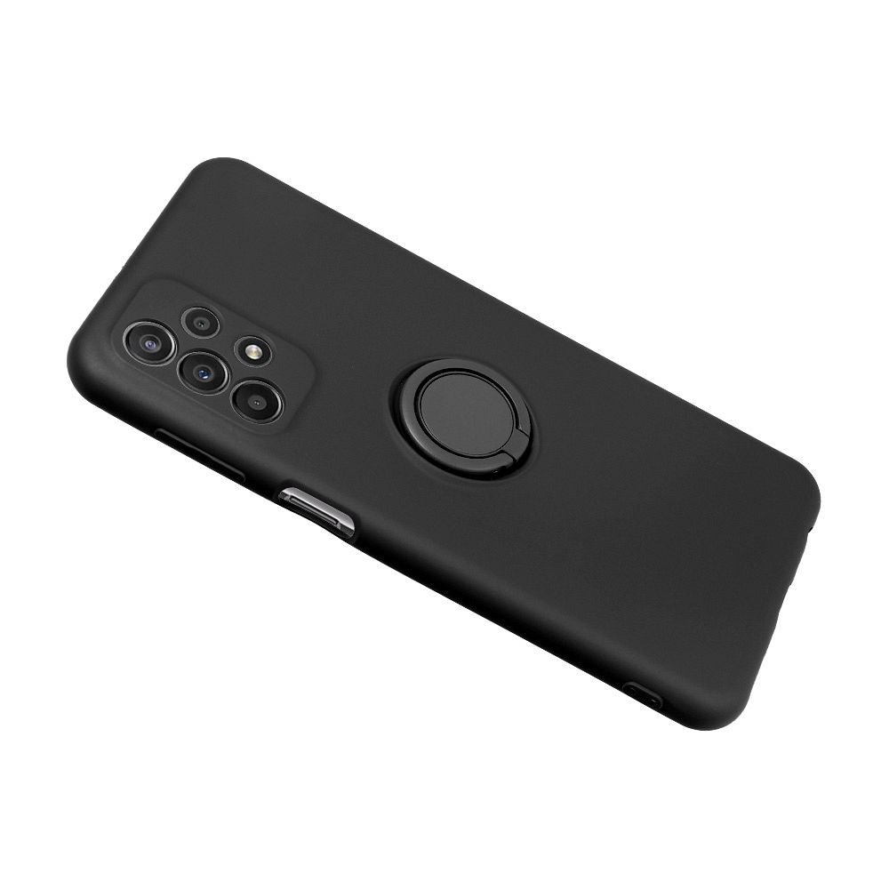 SILICONE RING Zadný kryt pre Samsung Galaxy A55 5G - čierny