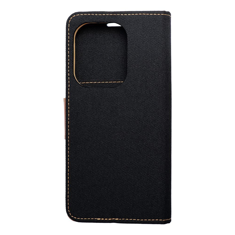 CANVAS Knižkové puzdro pre Xiaomi Redmi Note 13 PRO - čierno hnedé