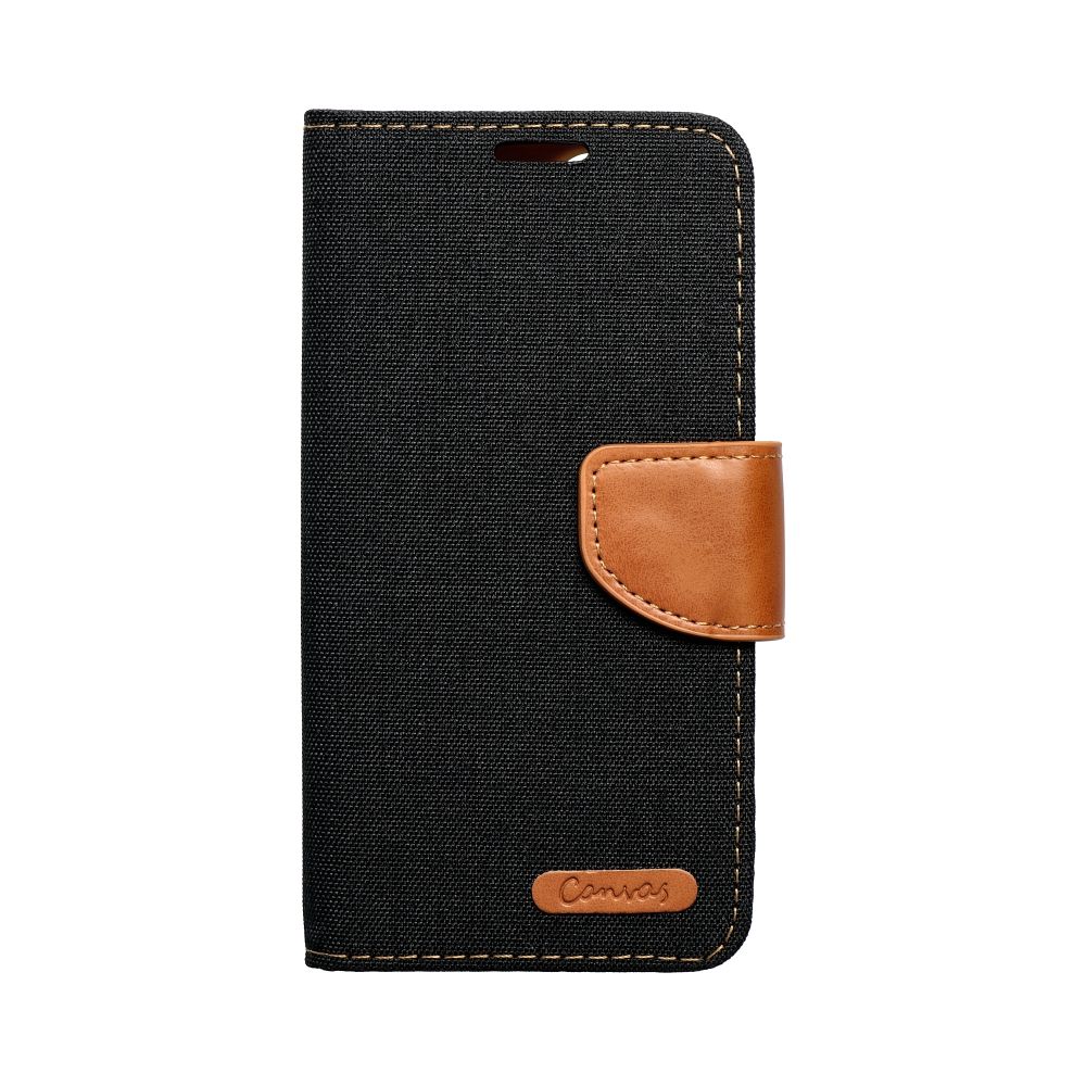 CANVAS Knižkové puzdro pre Xiaomi Redmi Note 13 PRO - čierno hnedé