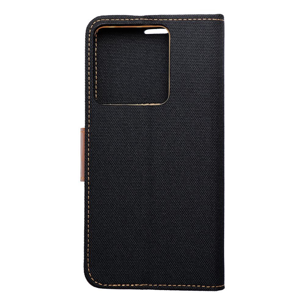 CANVAS Knižkové puzdro pre Xiaomi Redmi Note 13 PRO 5G - čierno hnedé