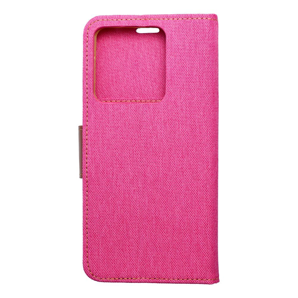 CANVAS Knižkové puzdro pre Xiaomi Redmi Note 13 5G - ružovo hnedé