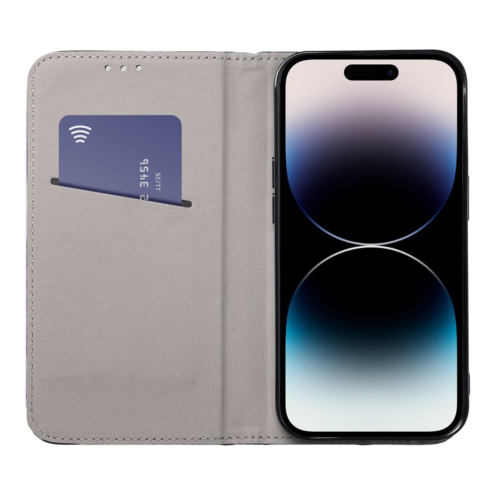 SKLO + PUZDRO 2v1 pre Moto G54 5G / G54 5G Power Edition - Knižkové puzdro MAGNETIC čierne