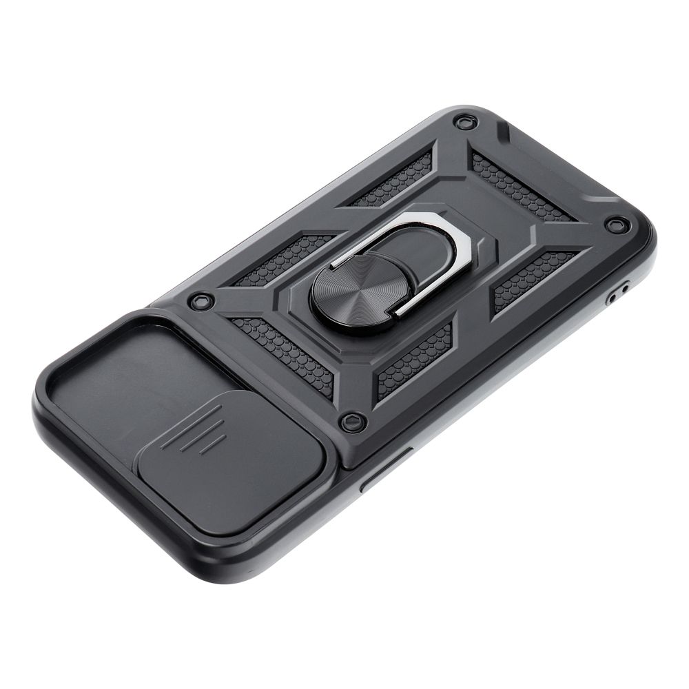 SLIDE ARMOR Tvrdený kryt pre Samsung Galaxy A55 5G - čierny
