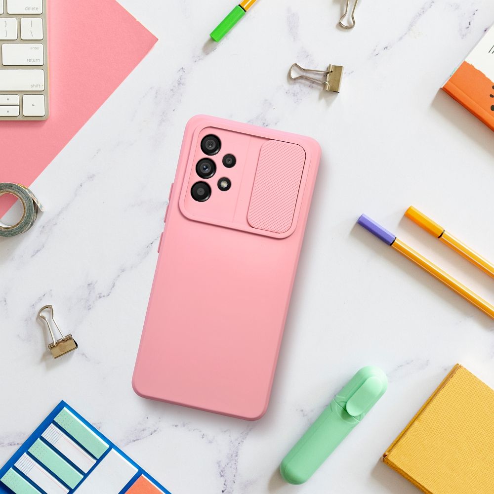 SLIDE Tvrdený kryt pre Samsung Galaxy A35 5G - ružový