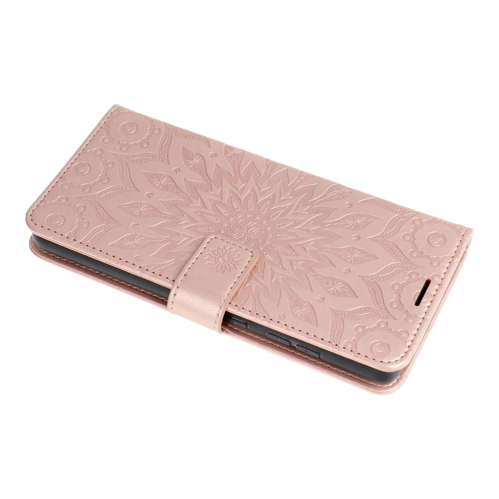 MEZZO Knižkové puzdro pre Xiaomi Redmi Note 13 PRO 5G - MANDALA ružové