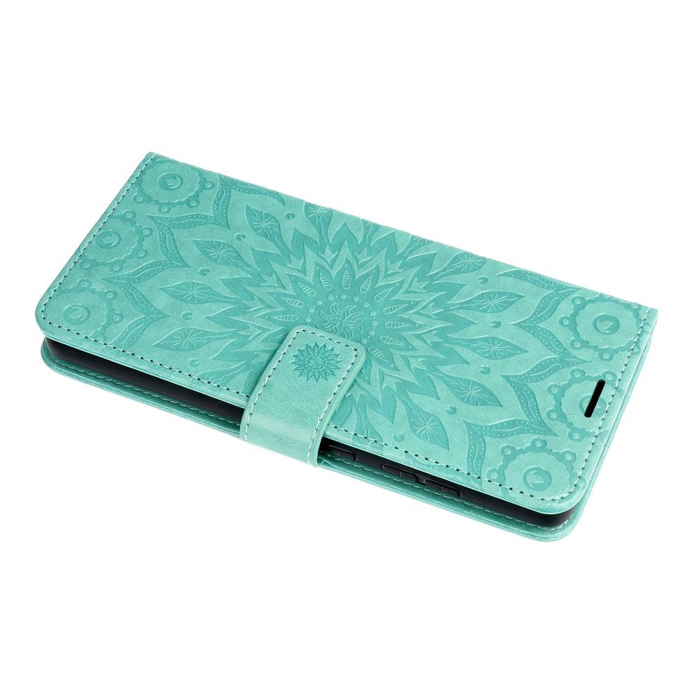 MEZZO Knižkové puzdro pre Xiaomi Redmi Note 13 PRO 5G - MANDALA zelené