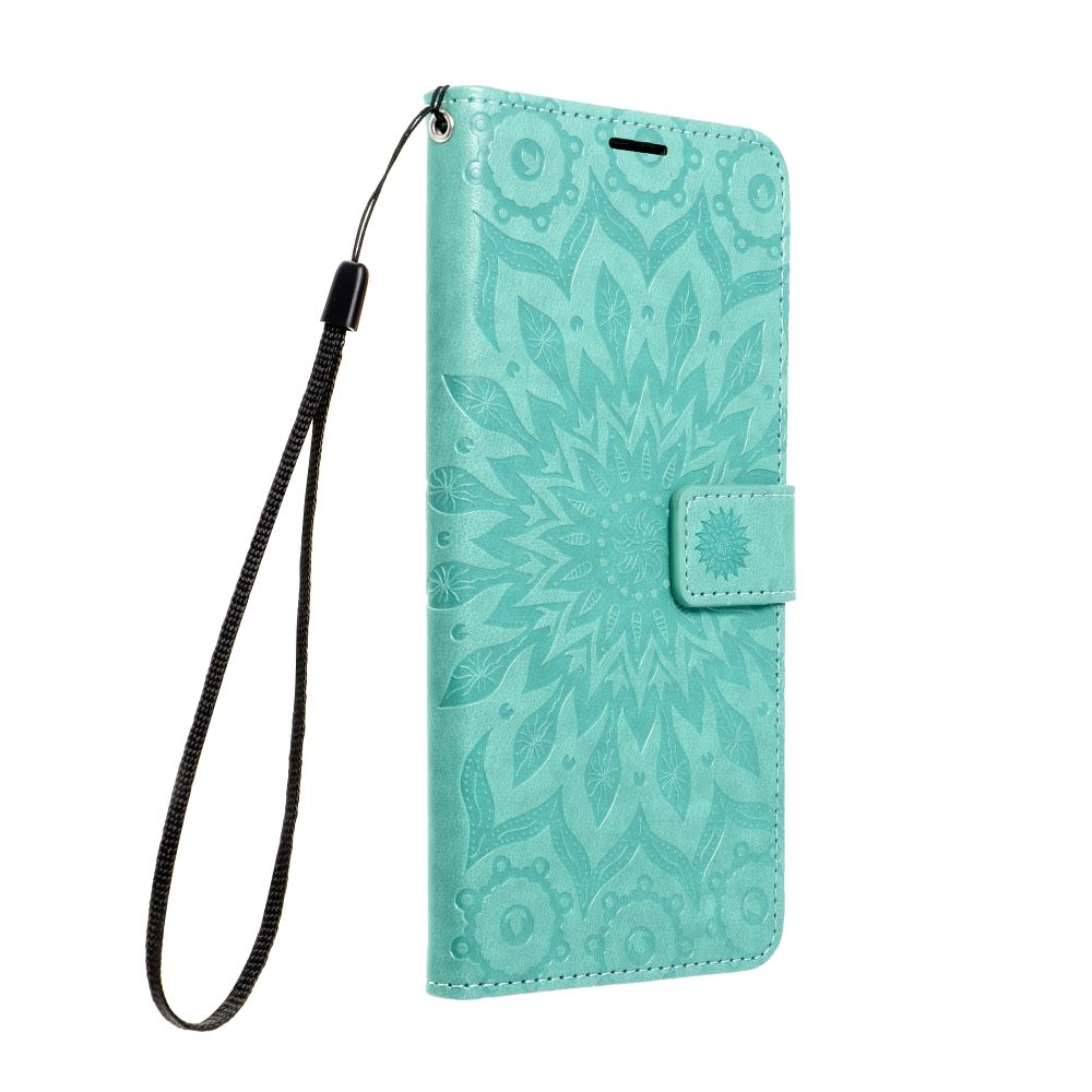 MEZZO Knižkové puzdro pre Xiaomi Redmi Note 13 - MANDALA (zelené)