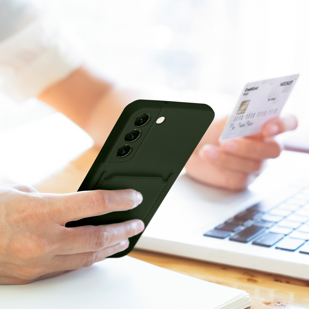 CARD Zadný kryt pre Xiaomi Redmi 13C / POCO C65 - tmavo zelený