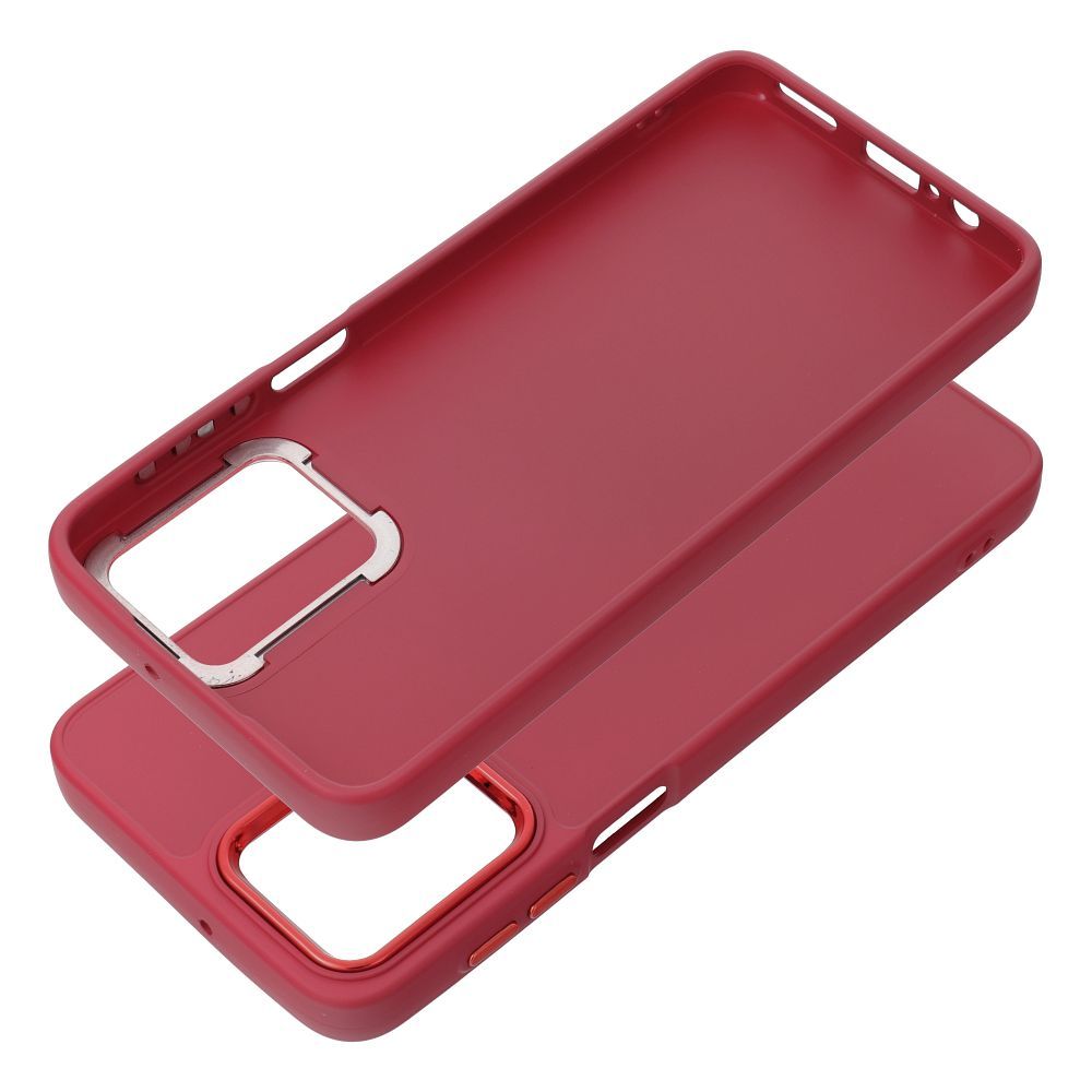 FRAME CASE Zadný kryt pre Moto G54 5G / G54 5G Power Edition - bordový
