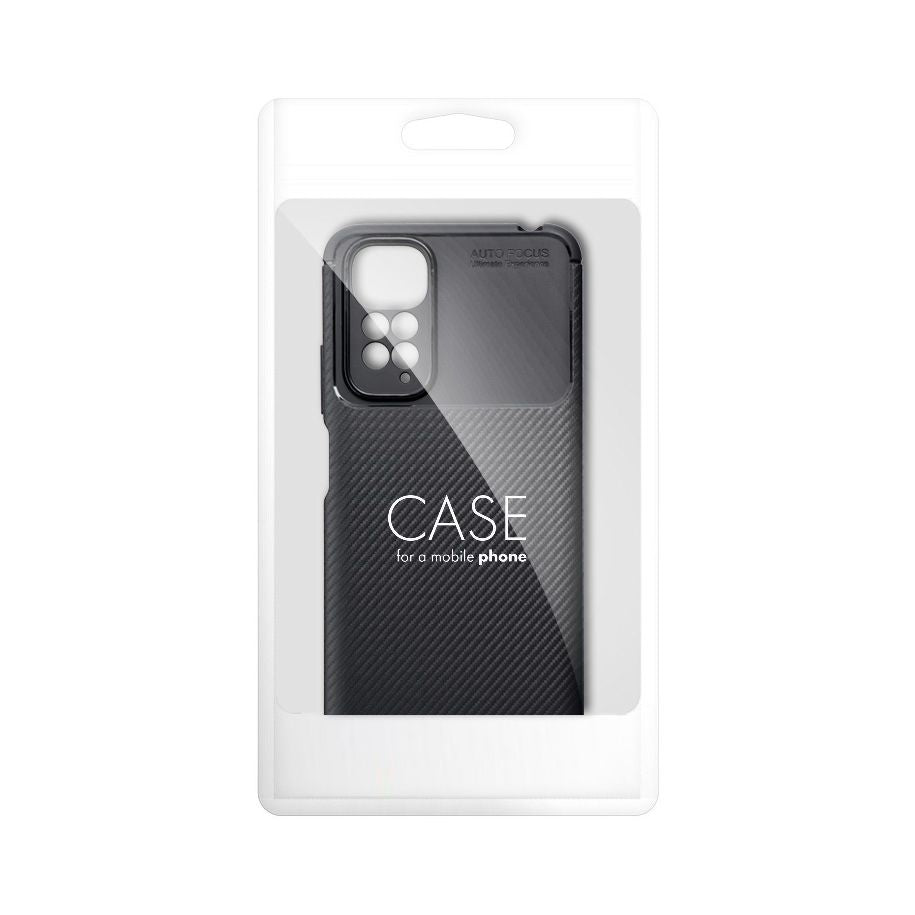 CARBON PREMIUM Zadný kryt pre Xiaomi Redmi 13C / POCO C65 - čierny