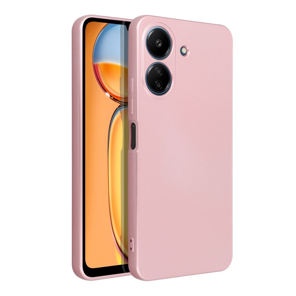 METALLIC Zadný kryt pre Xiaomi Redmi 13C / POCO C65 - ružový