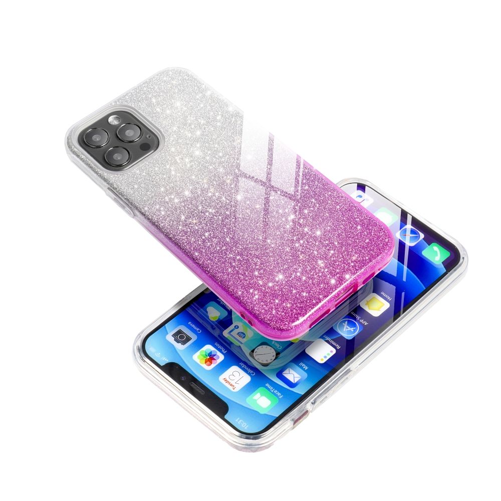 SHINING Zadný kryt pre Xiaomi Redmi 13C / POCO C65 - ružovo strieborný