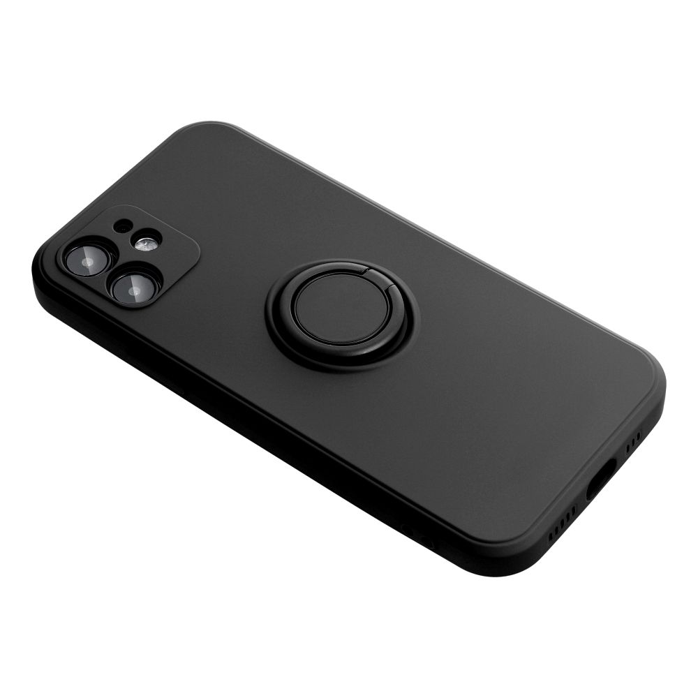SILICONE RING Zadný kryt pre Xiaomi Redmi 13C / POCO C65 - čierny