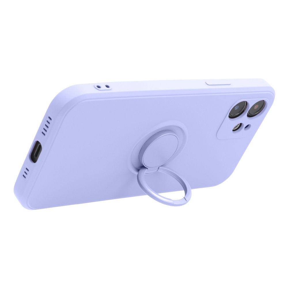 SILICONE RING Zadný kryt pre Xiaomi Redmi 13C / POCO C65 - fialový