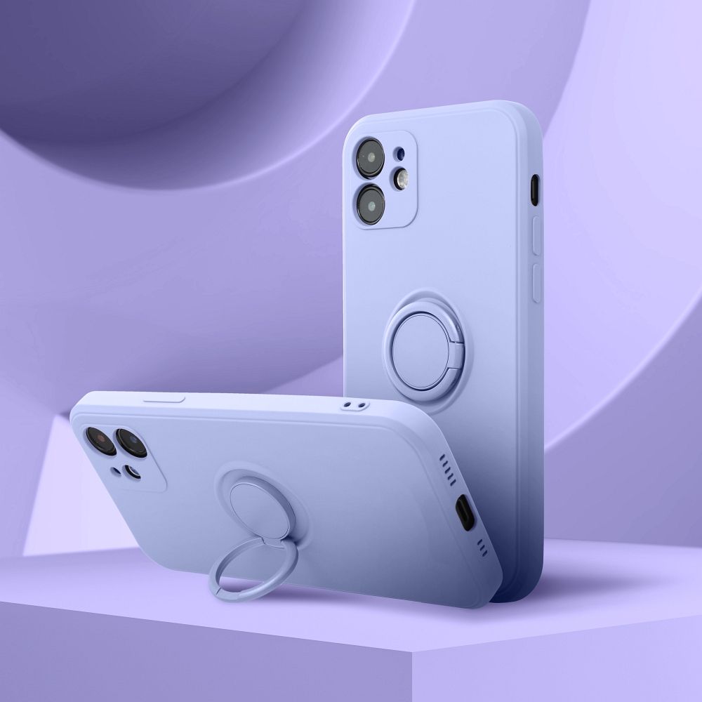 SILICONE RING Zadný kryt pre Xiaomi Redmi 13C / POCO C65 - fialový