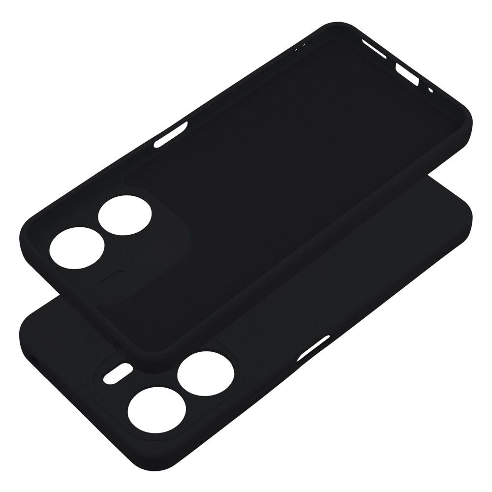 SILICONE Zadný kryt pre Xiaomi Redmi 13C / POCO C65 - čierny