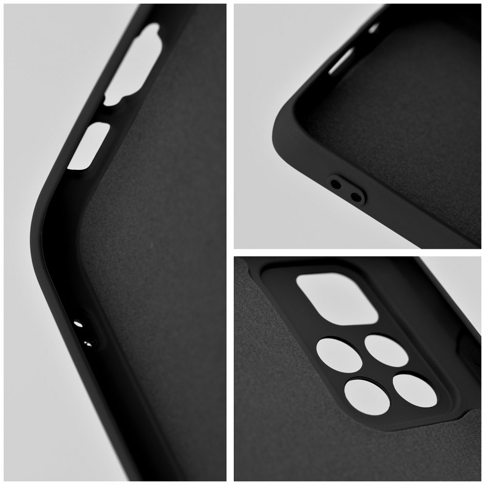 SILICONE Zadný kryt pre Xiaomi Redmi 13C / POCO C65 - čierny