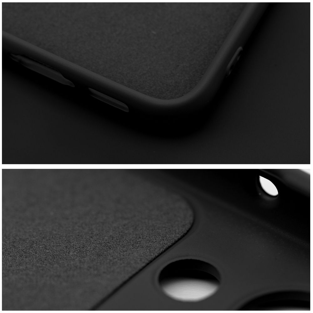 SILICONE Zadný kryt pre Xiaomi Redmi 13C / POCO C65 - čierny