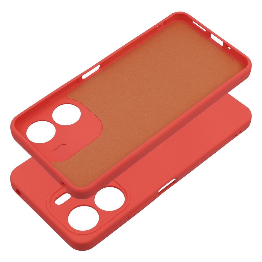 SILICONE Zadný kryt pre Xiaomi Redmi 13C / POCO C65 - oranžový