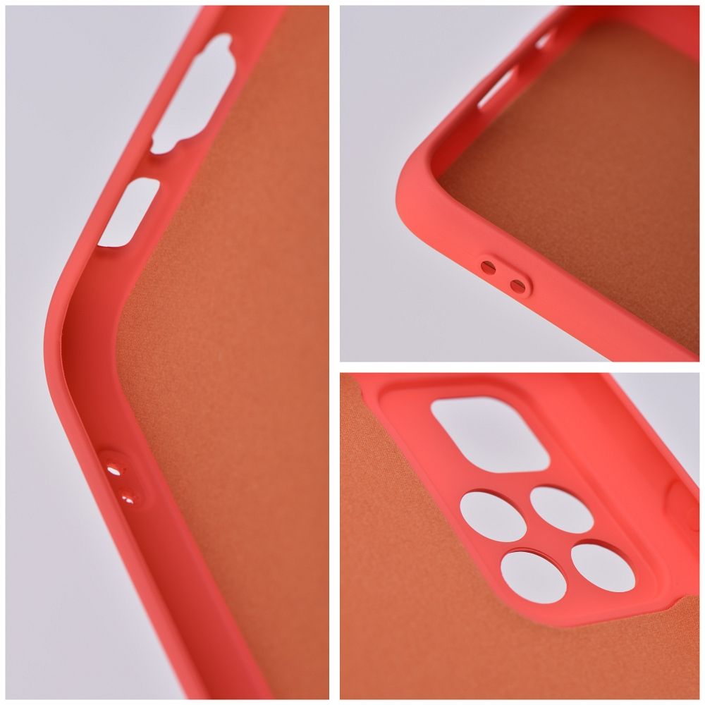 SILICONE Zadný kryt pre Xiaomi Redmi 13C / POCO C65 - oranžový