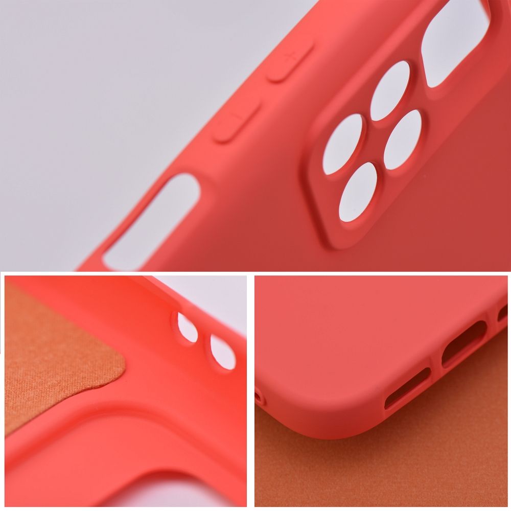 SILICONE Zadný kryt pre Xiaomi Redmi 13C / POCO C65 - oranžový