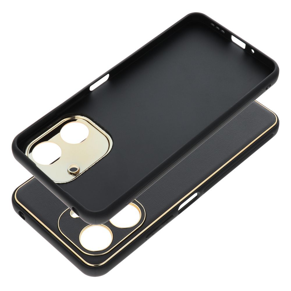 LEDER Zadný kryt pre Xiaomi Redmi 13C / POCO C65 - čierny