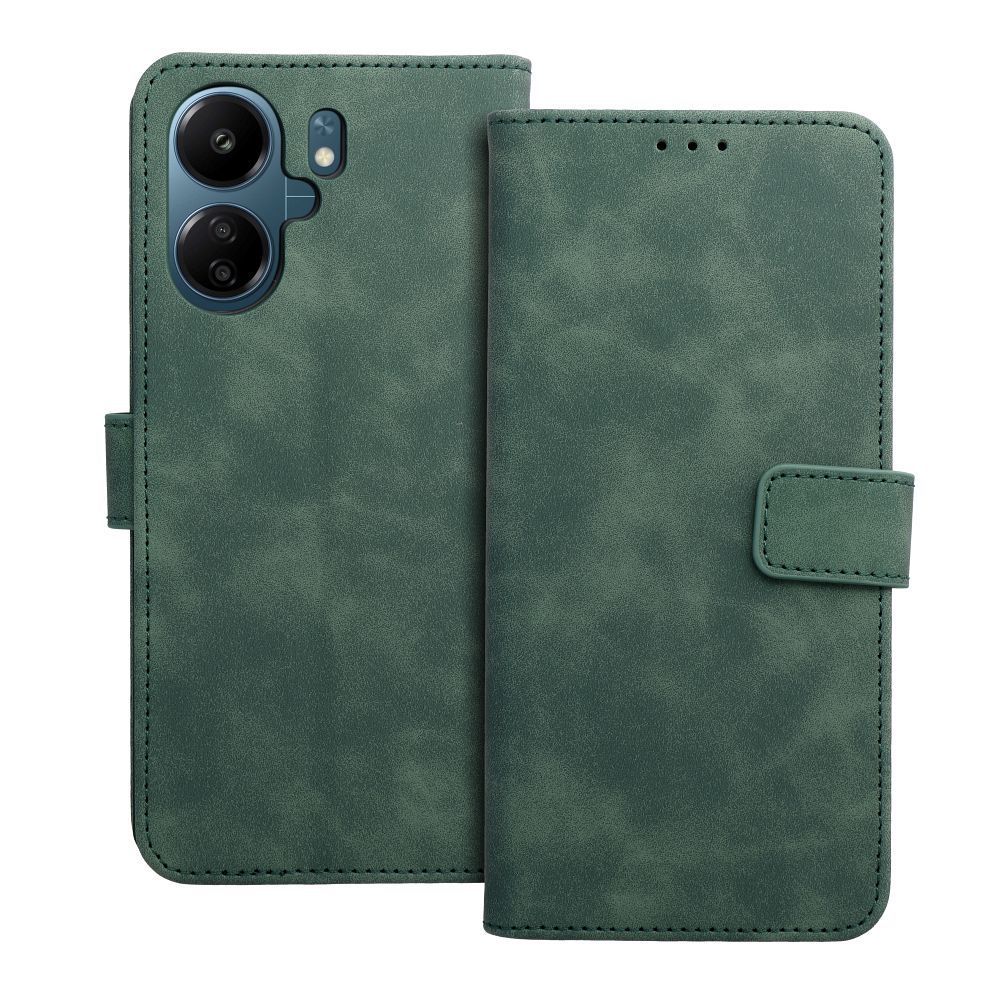 TENDER Knižkové puzdro pre Xiaomi Redmi 13C / POCO C65 - zelené