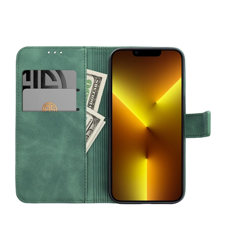TENDER Knižkové puzdro pre Xiaomi Redmi 13C / POCO C65 - zelené