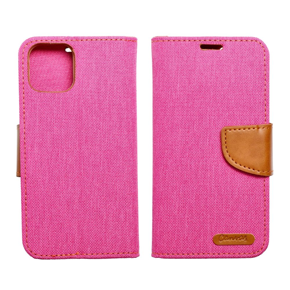 CANVAS Knižkové puzdro pre Xiaomi Redmi 13C / POCO C65 - ružovo hnedé