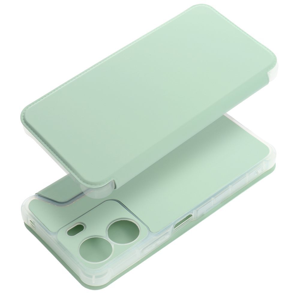 PIANO Knižkové puzdro pre Xiaomi Redmi 13C / POCO C65 - zelené