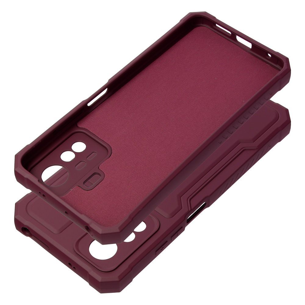 HEAVY DUTY Zadný kryt pre Xiaomi Redmi Note 12S - bordový