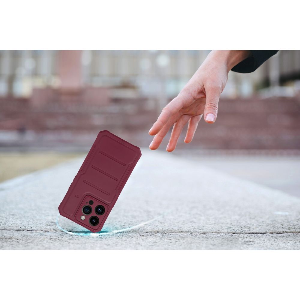HEAVY DUTY Zadný kryt pre Xiaomi Redmi Note 12S - bordový