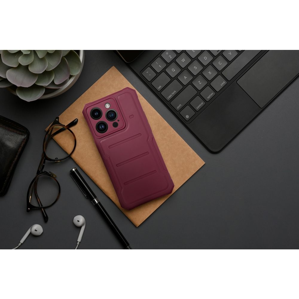 HEAVY DUTY Zadný kryt pre Xiaomi Redmi Note 12S - bordový