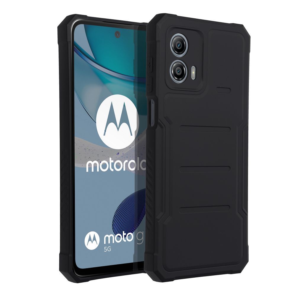 HEAVY DUTY Zadný kryt pre Motorola Moto G53 5G - čierny