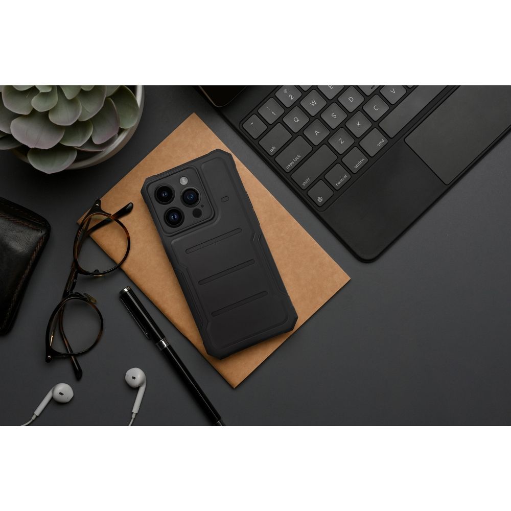 HEAVY DUTY Zadný kryt pre Motorola Moto G53 5G - čierny