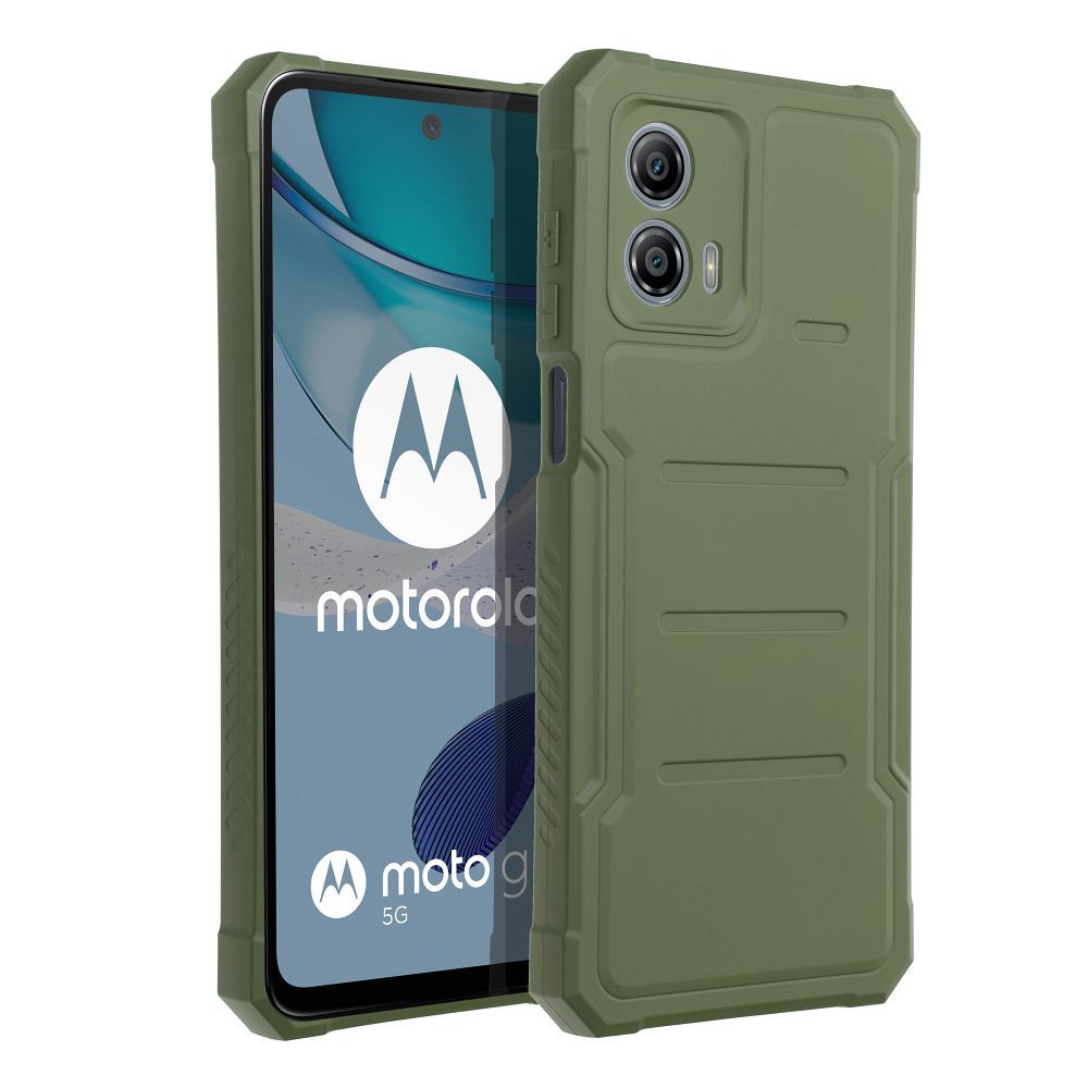 HEAVY DUTY Zadný kryt pre Motorola Moto G53 5G - zelený