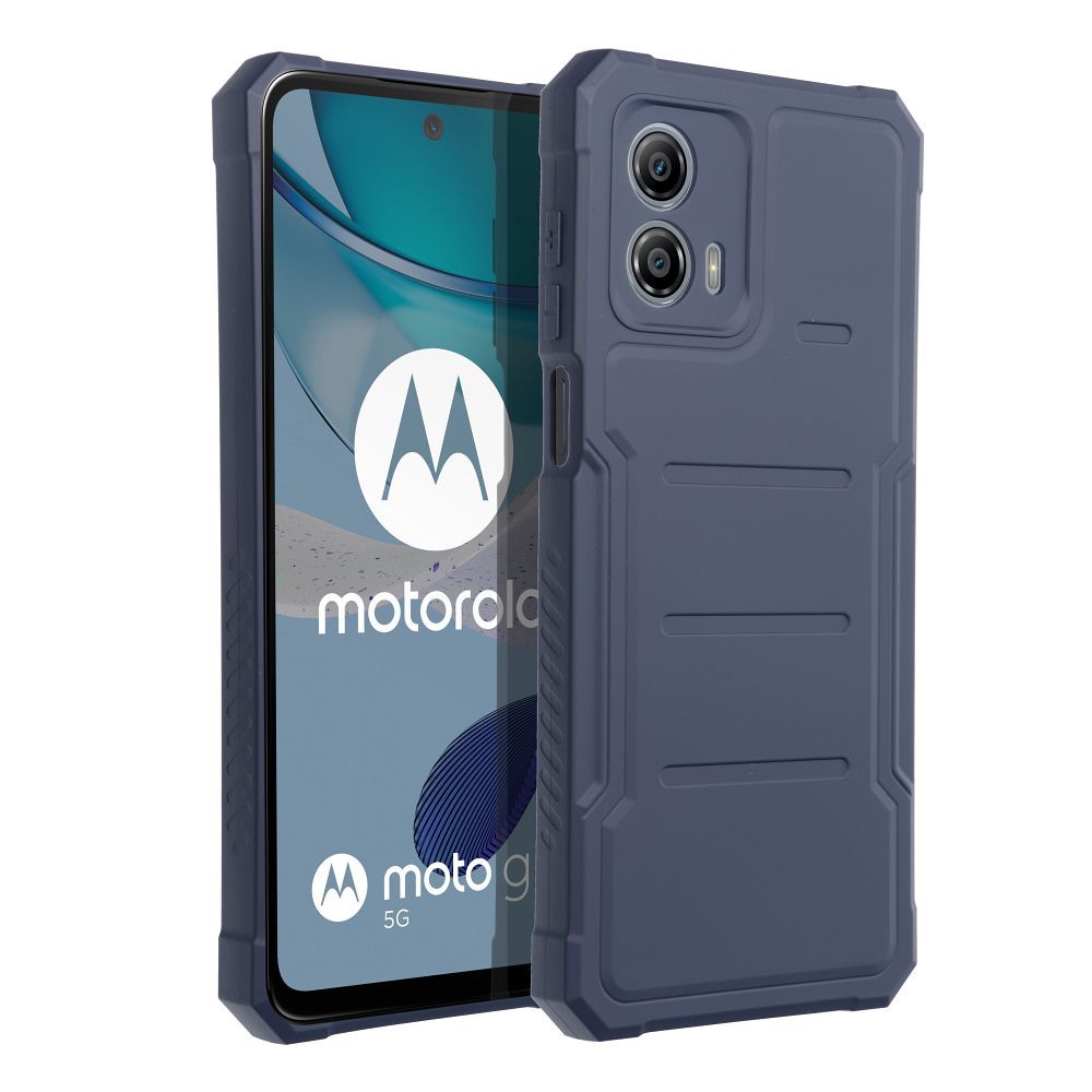 HEAVY DUTY Zadný kryt pre Motorola Moto G53 5G - modrý