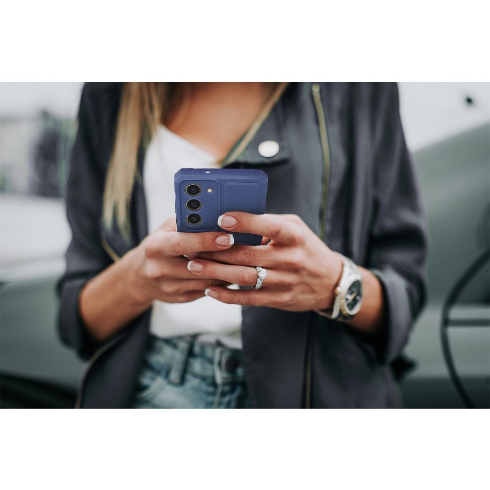 HEAVY DUTY Zadný kryt pre Motorola Moto G53 5G - modrý