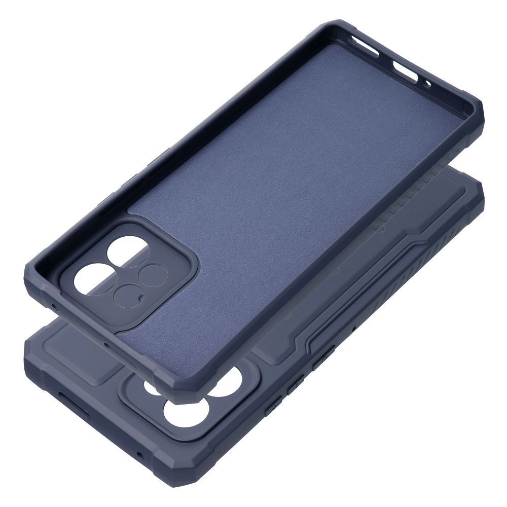 HEAVY DUTY Zadný kryt pre Motorola Moto Edge 40 Pro - modrý