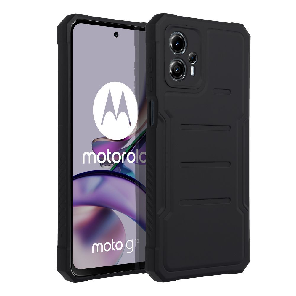 HEAVY DUTY Zadný kryt pre Motorola Moto G13 / G23 - čierny