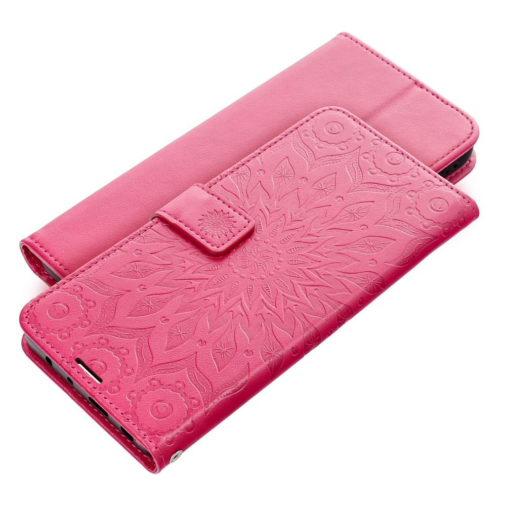 MEZZO Knižkové puzdro na IPHONE 15 mandala magenta