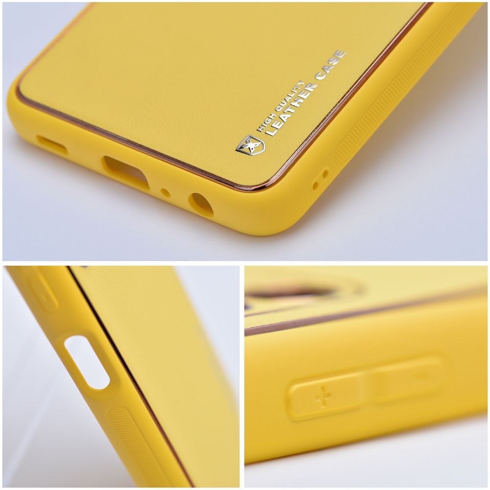 KOŽENÉ puzdro pre SAMSUNG A25 5G žlté