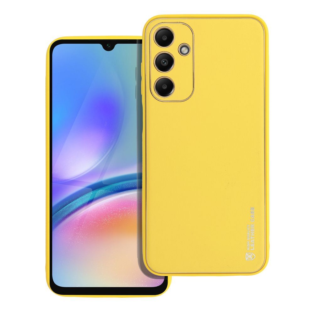 KOŽENÉ puzdro pre SAMSUNG A25 5G žlté