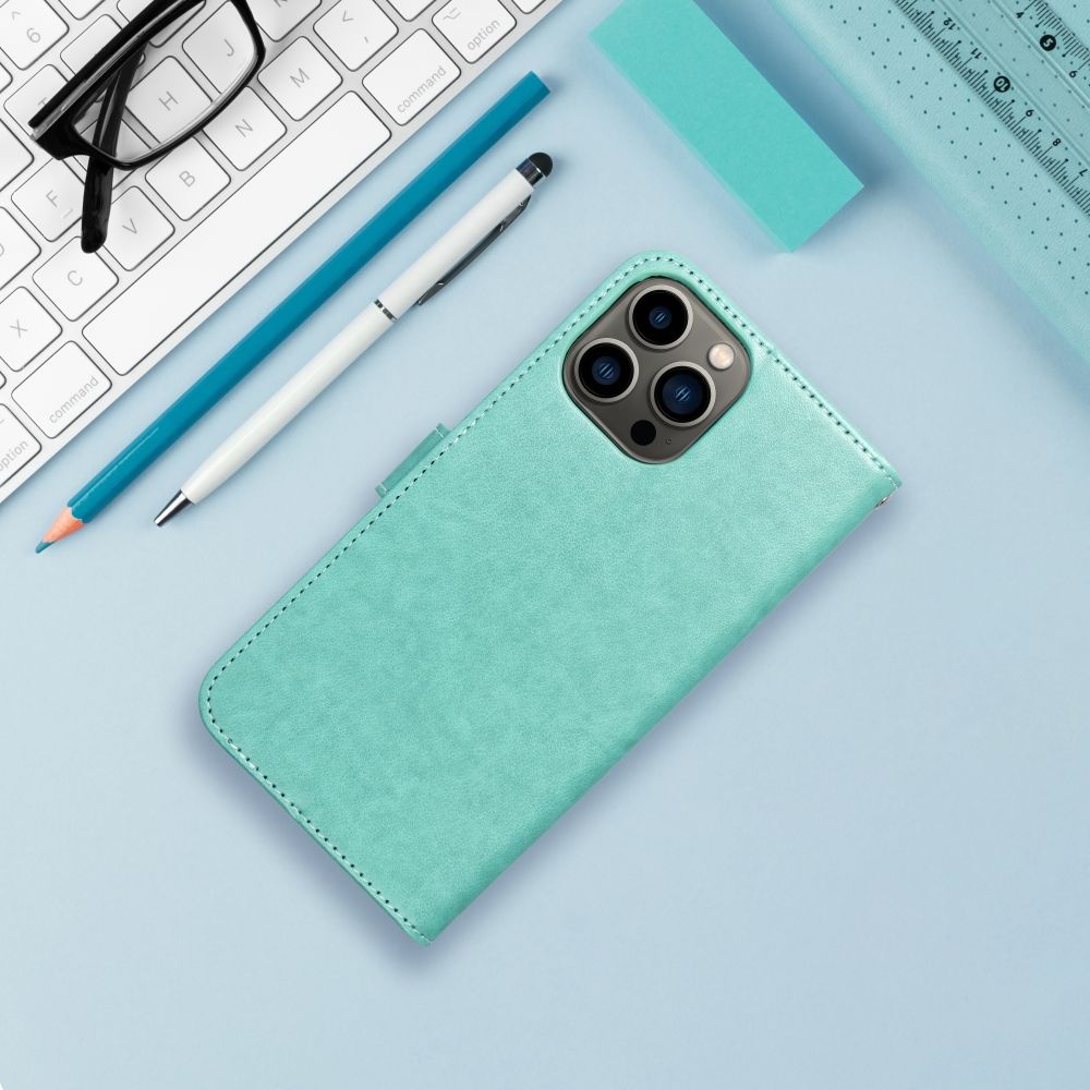 MEZZO Knižkové puzdro na IPHONE 15 mandala zelená