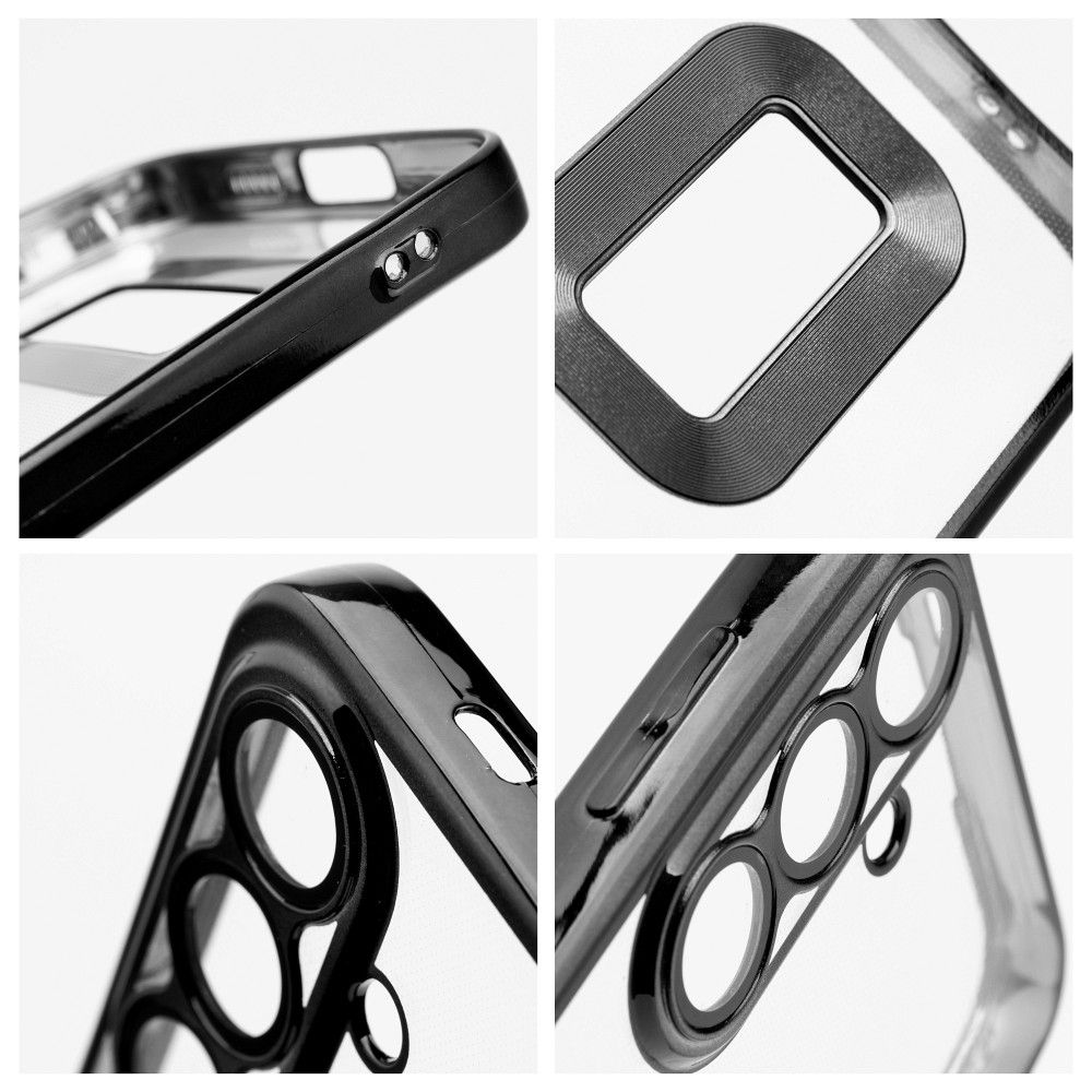 GLAM Zadný silikónový kryt pre Honor X7b - čierny