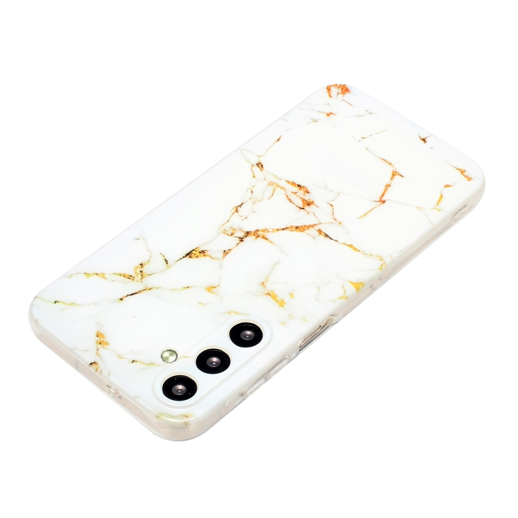 Zadný kryt na Samsung Galaxy A55 5G - MARBLE biely
