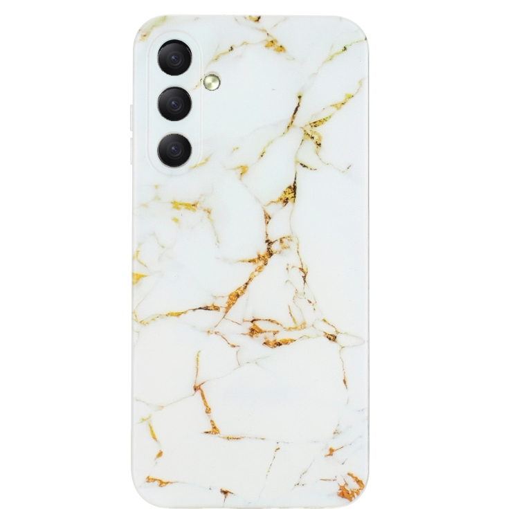 Zadný kryt na Samsung Galaxy A55 5G - MARBLE biely
