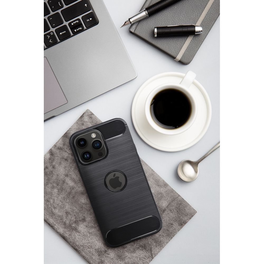 CARBON puzdro pre Apple iPhone 16 Pro čierne